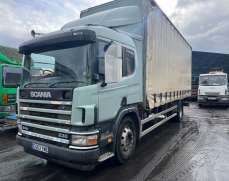2003 Scania 94D 230 4x2 18 Tons curtaincide, Sleeper cab 8 Speed manual
